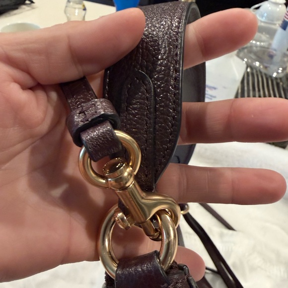 Coach Dark Brown Leather Shoulder Bag - Picture 14 of 16